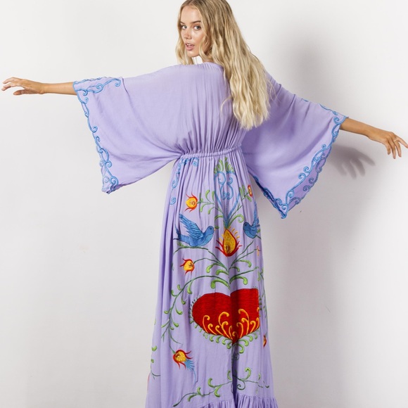 STUNNING cotton embroidered dress - All colors available! - Picture 10 of 15